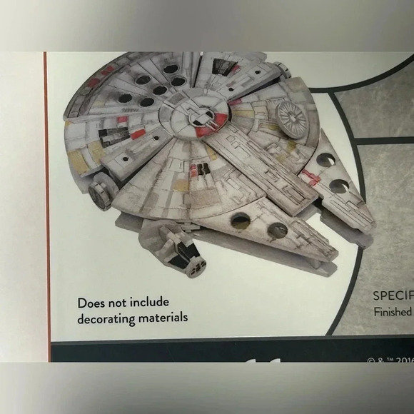 Star Wars - Millennium Falcon - Collectible 3D Wood Model - BNIB 💫 - Picture 5 of 9